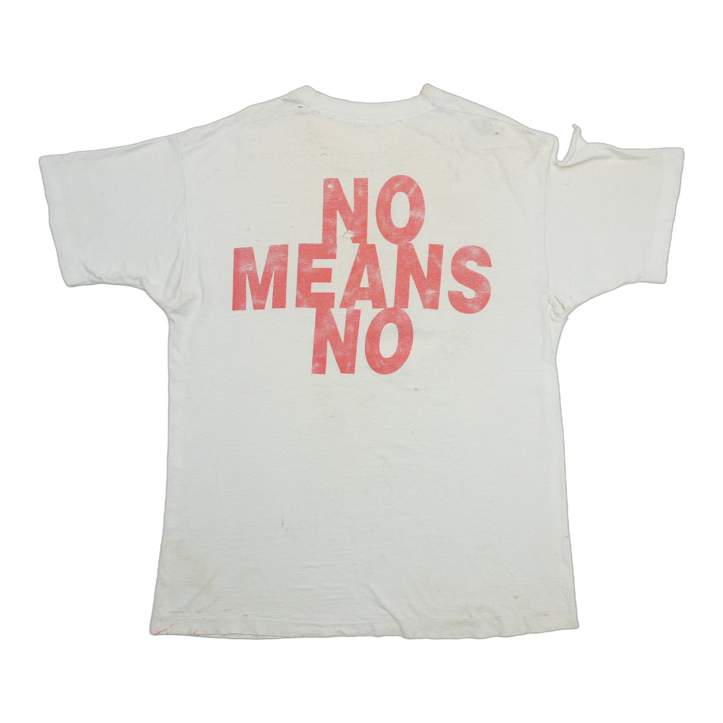 1990s No Means No Kill Everyone Now Shirt Back