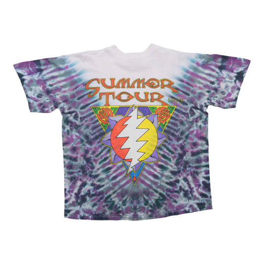 1993 Grateful Dead Summer Tour Tie Dye Shirt Back