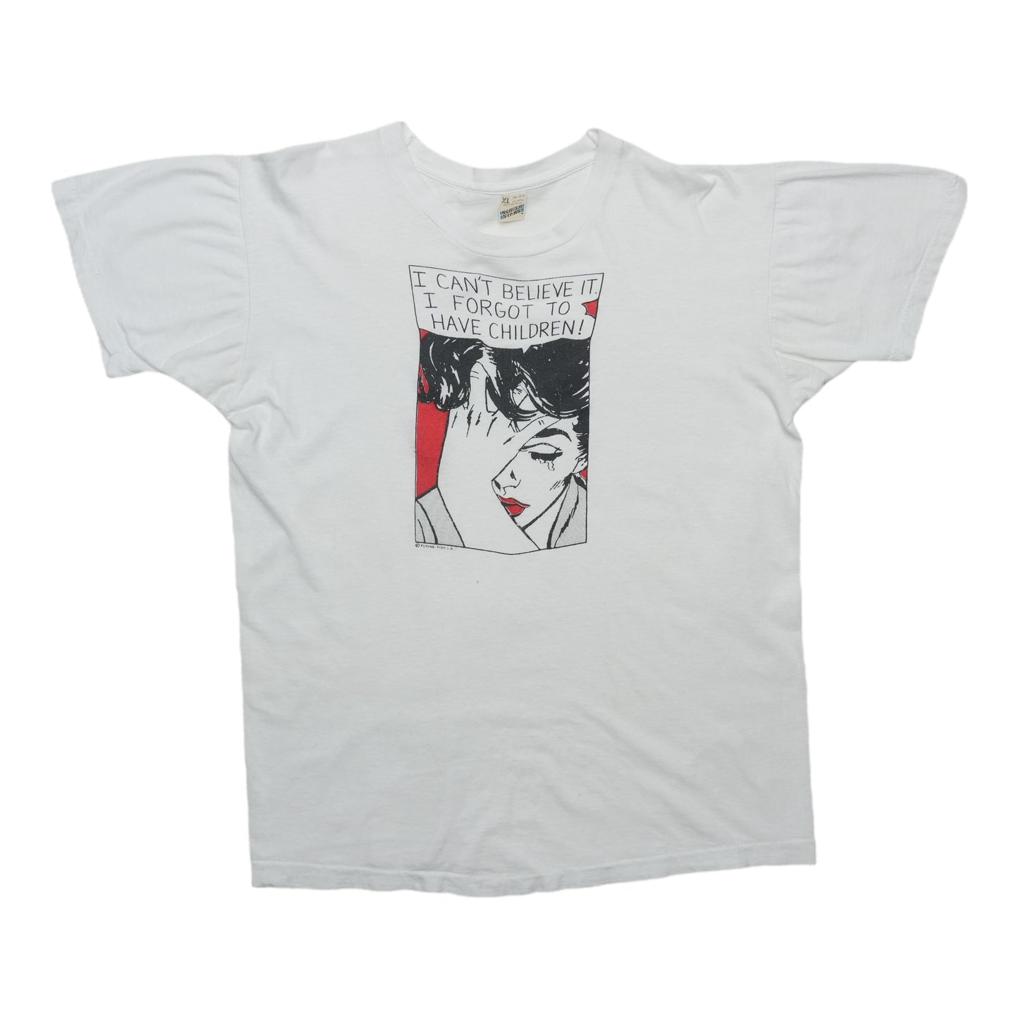 1980s I Forgot To Have Children Shirt Front
