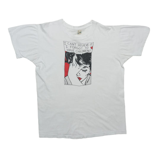 1980s I Forgot To Have Children Shirt Front