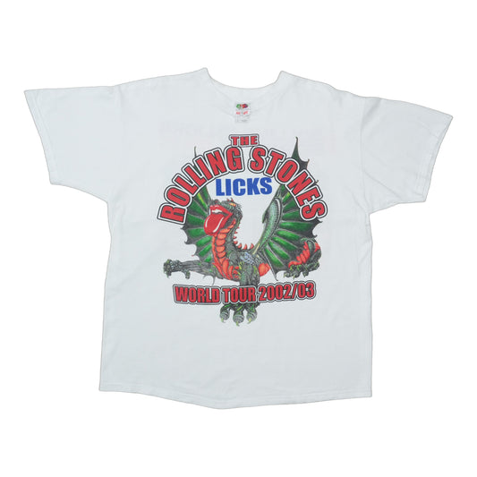 2002 Rolling Stones Licks World Tour Shirt Front