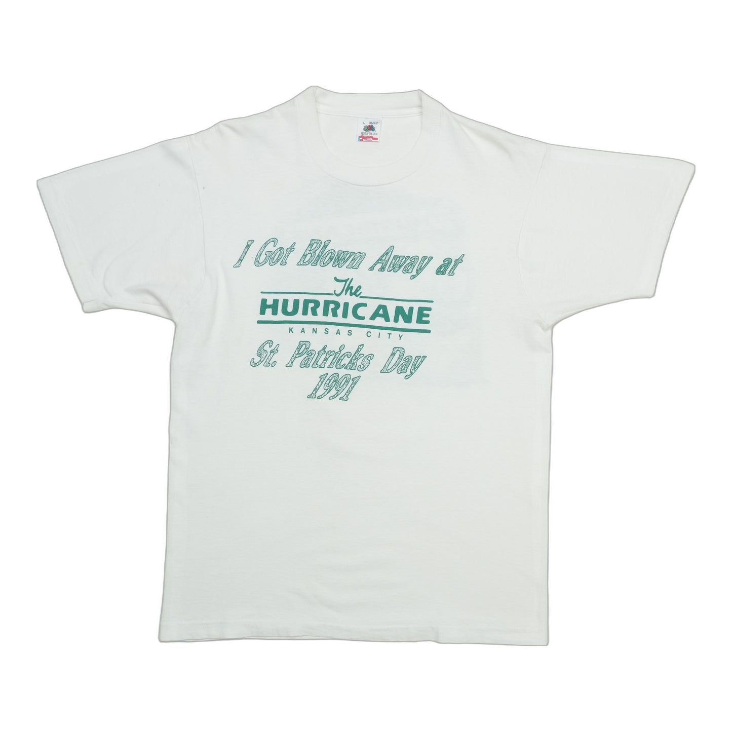 1991 The Hurricane Kansas City St Patricks Day Shirt Front