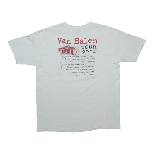 Van Halen Red Sneakers Shirt Back
