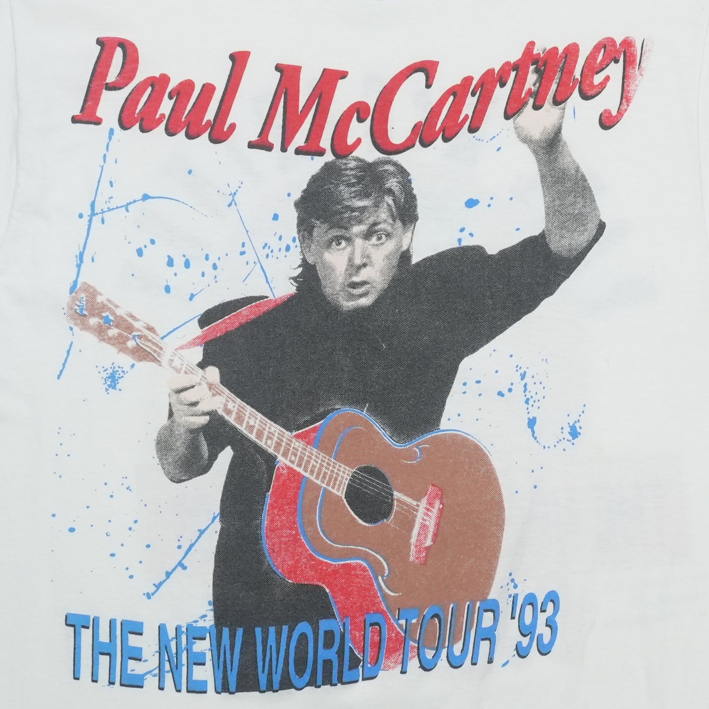1993 Paul McCartney The New World Tour Shirt Detail 2