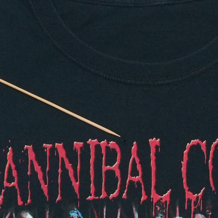 1990s Cannibal Corpse Butchered at Birth Long Sleeve Shirt Back Graphic