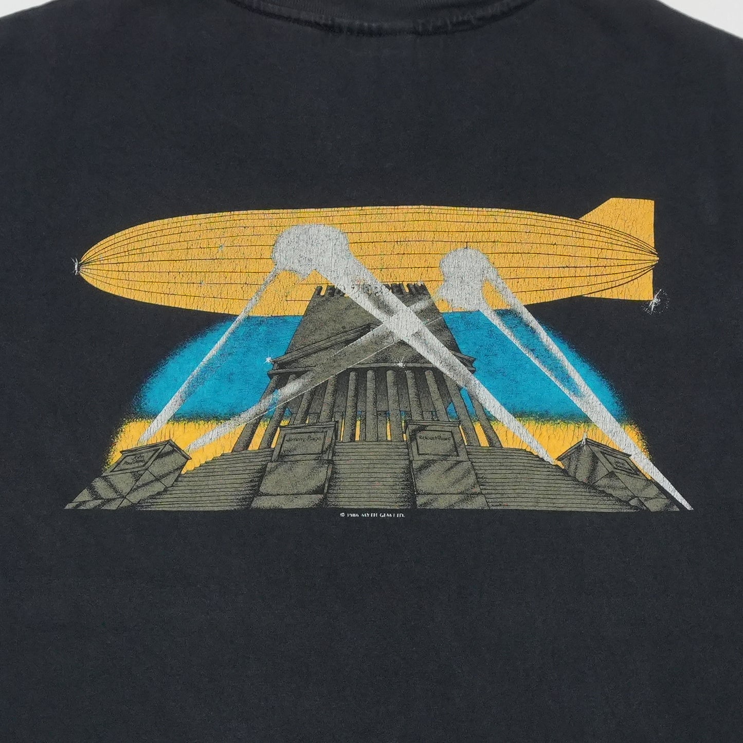 1990s Led Zeppelin Shirt Back Graphic