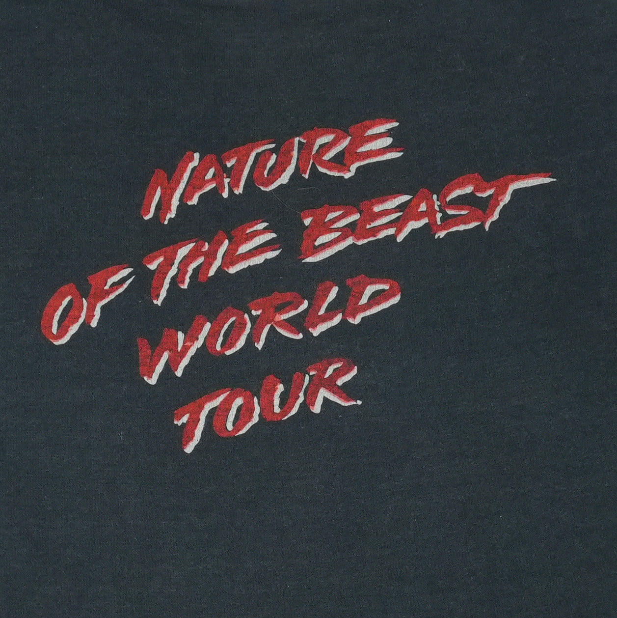 1981 April Wine Nature Of The Beast Tour Shirt Detail 3