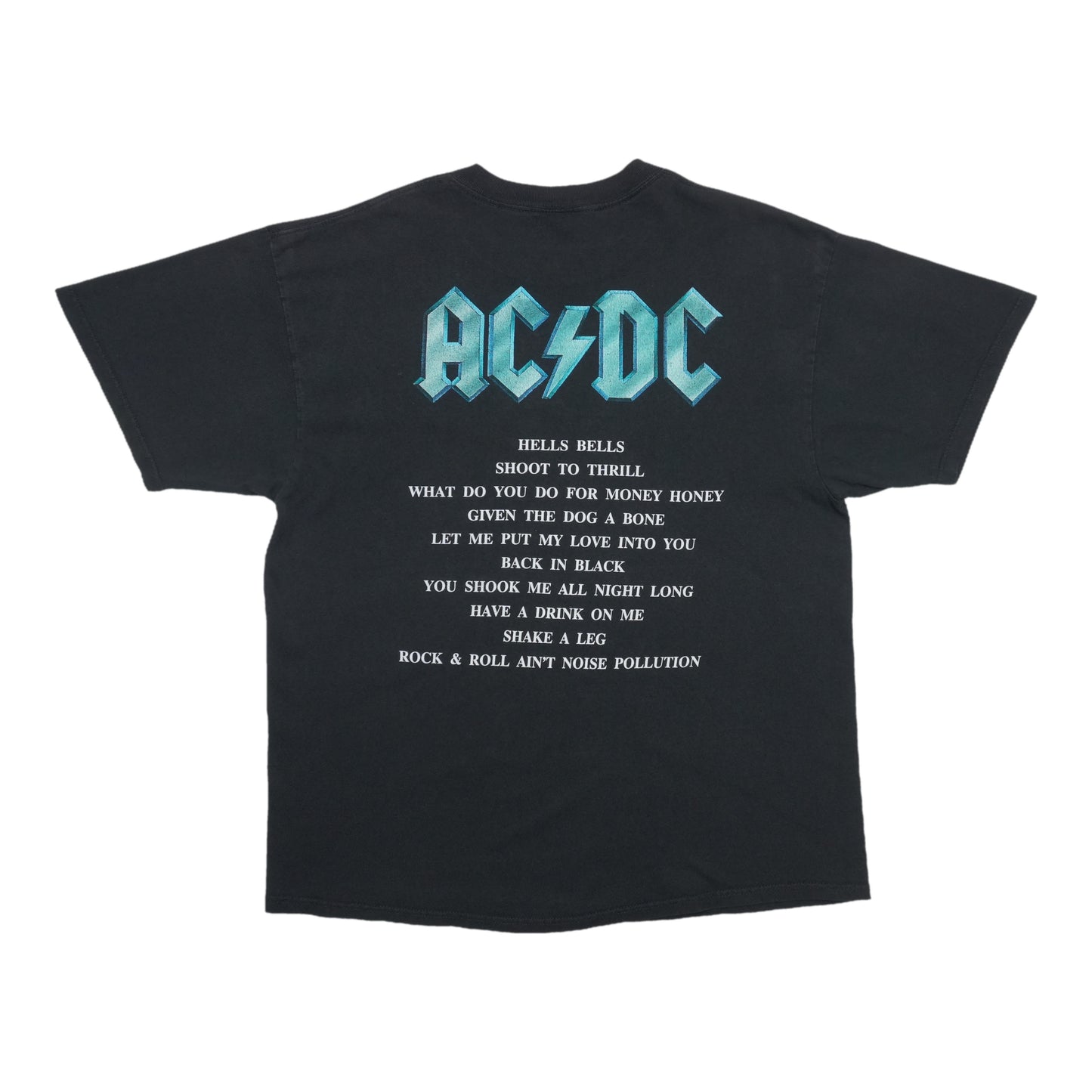 1996 AC/DC Back in Black Shirt Back