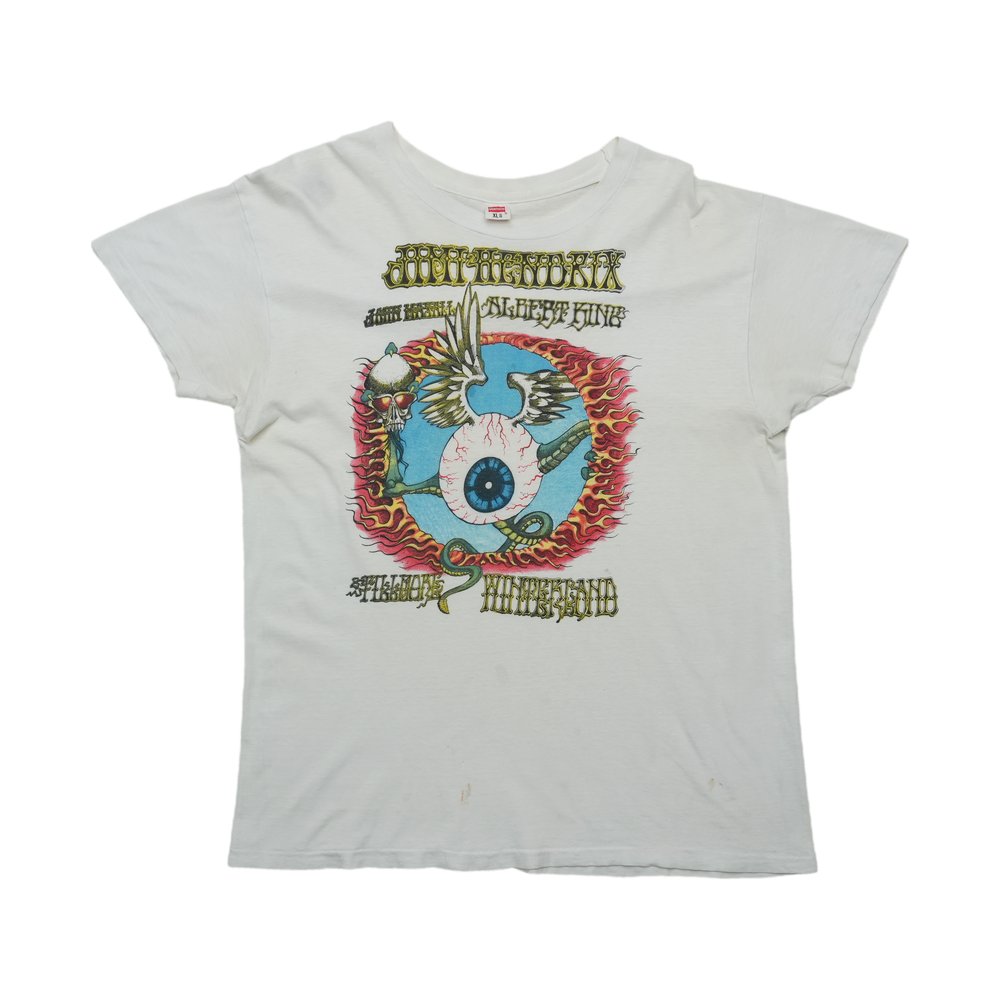 1990s Jimi Hendrix John Mayall Albert King Concert Poster Shirt Front