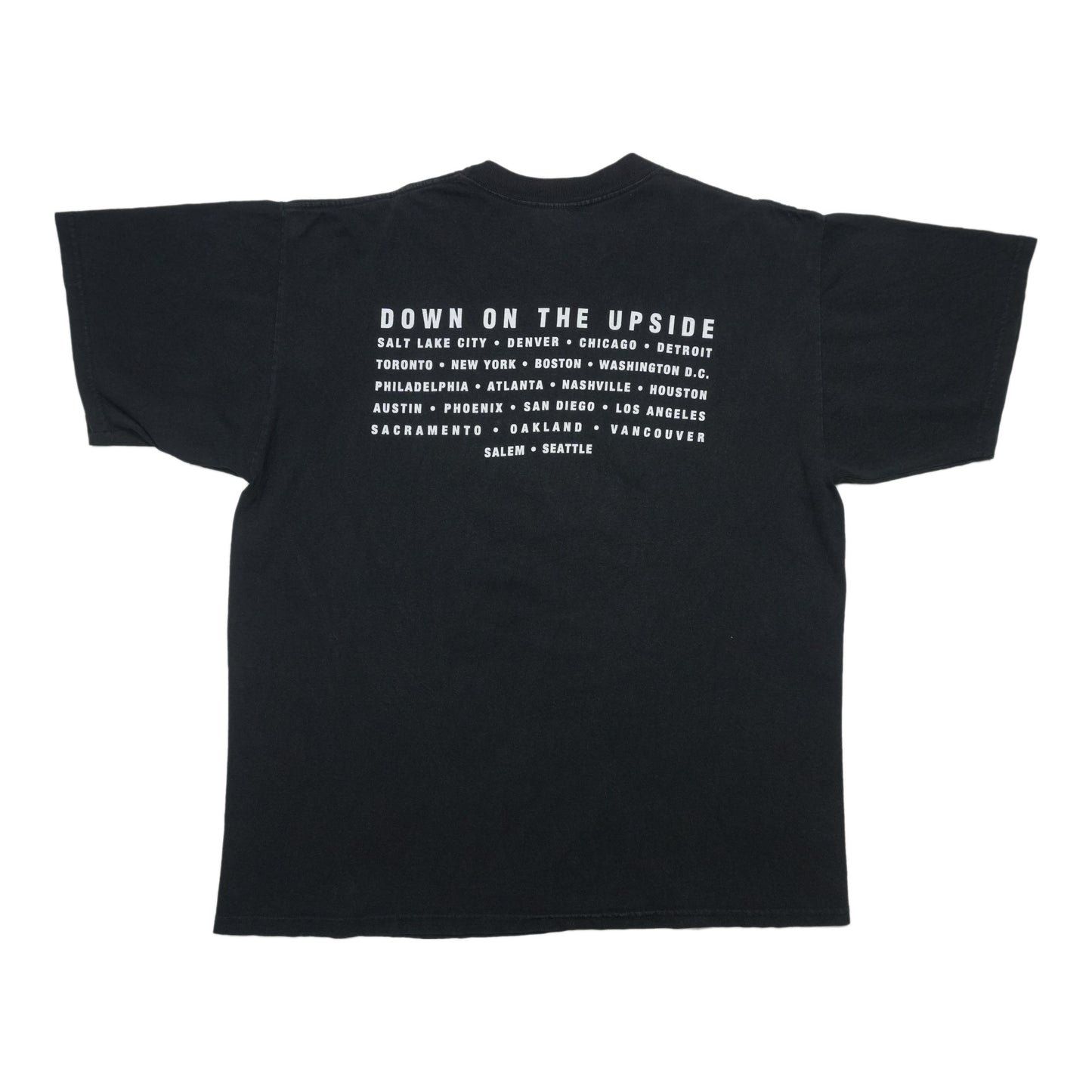 1996 Soundgarden Down On The Upside Tour Shirt Back
