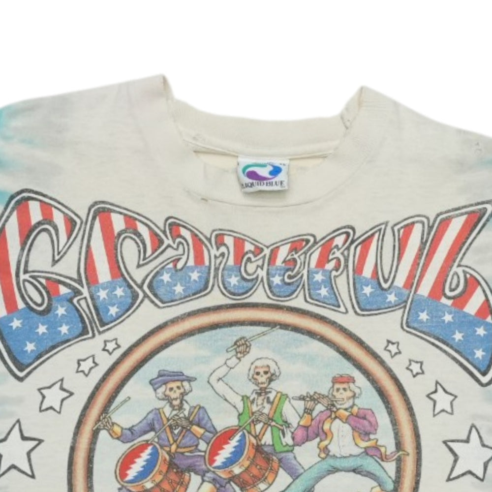 1993 Grateful Dead Wave That Flag Shirt Tag
