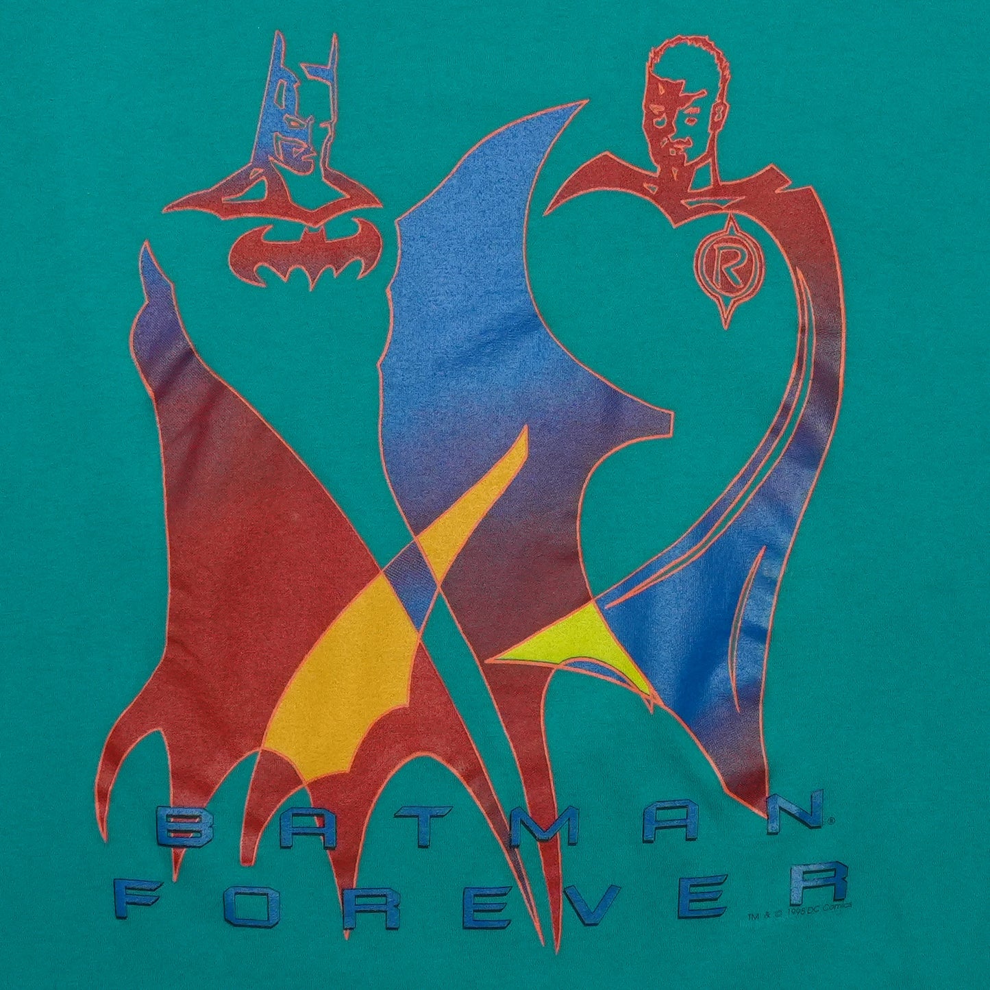 1995 Batman Forever Movie Shirt Front Graphic