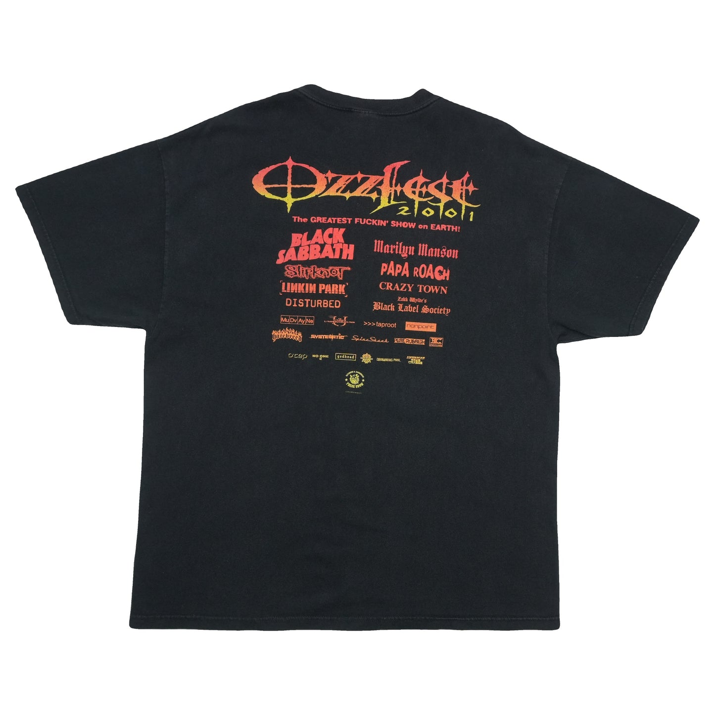 2001 Ozzfest Concert Shirt