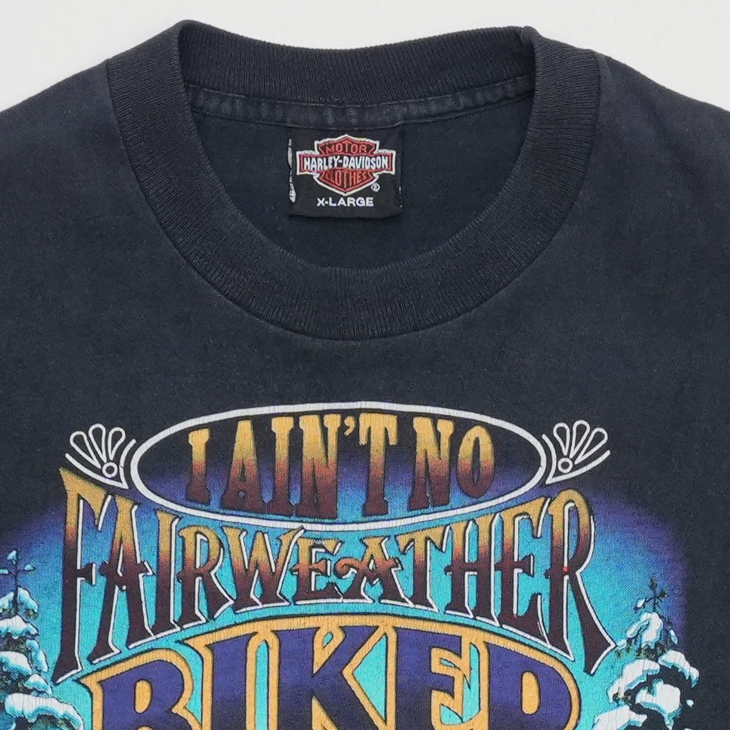 1990 Harley Davidson Fairweather Biker Shirt
