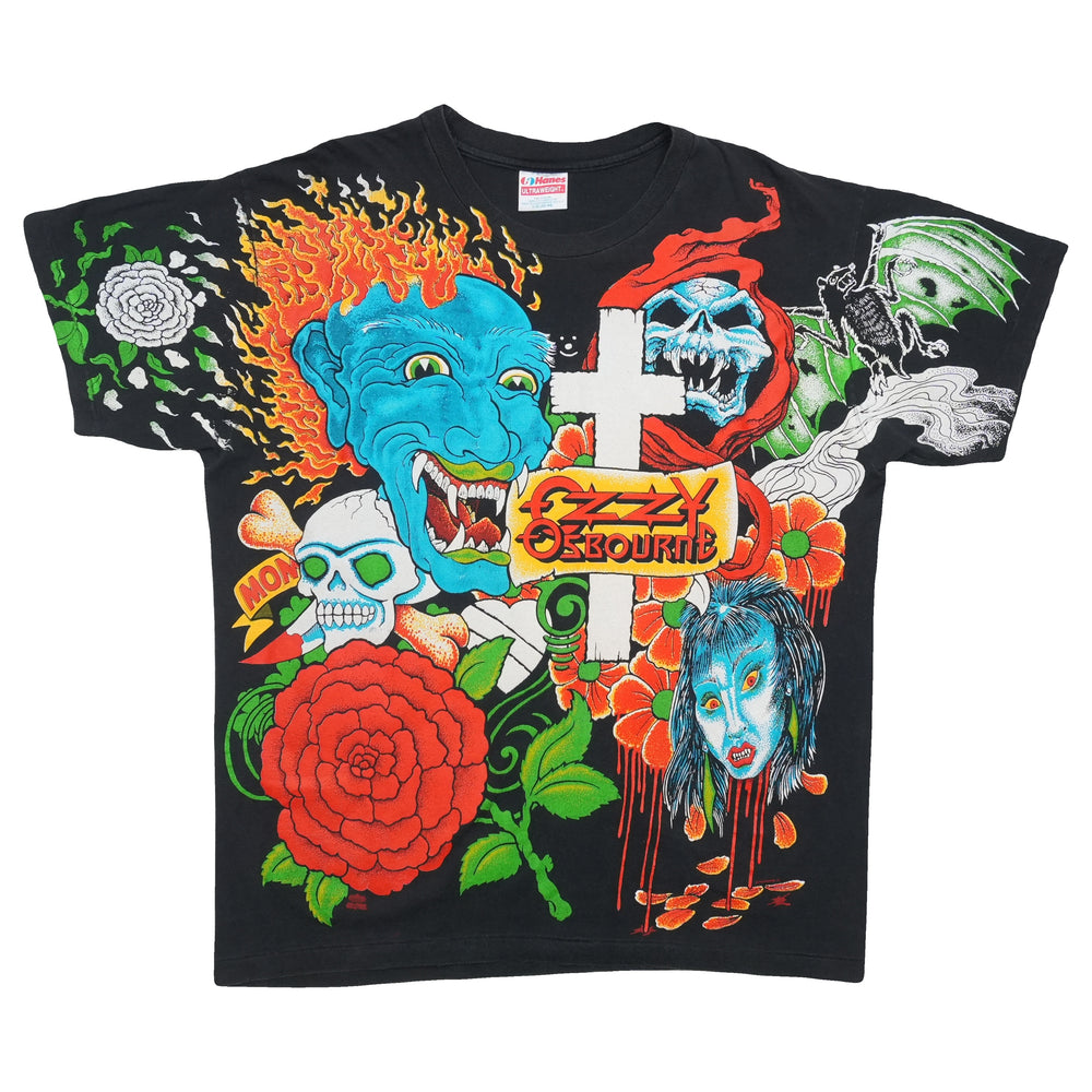 1992 Ozzy Osbourne All Over Print Shirt