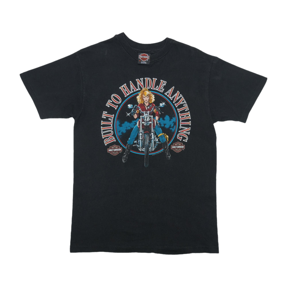 1993 Harley Davidson California Built To Handle Anything Shirt Front