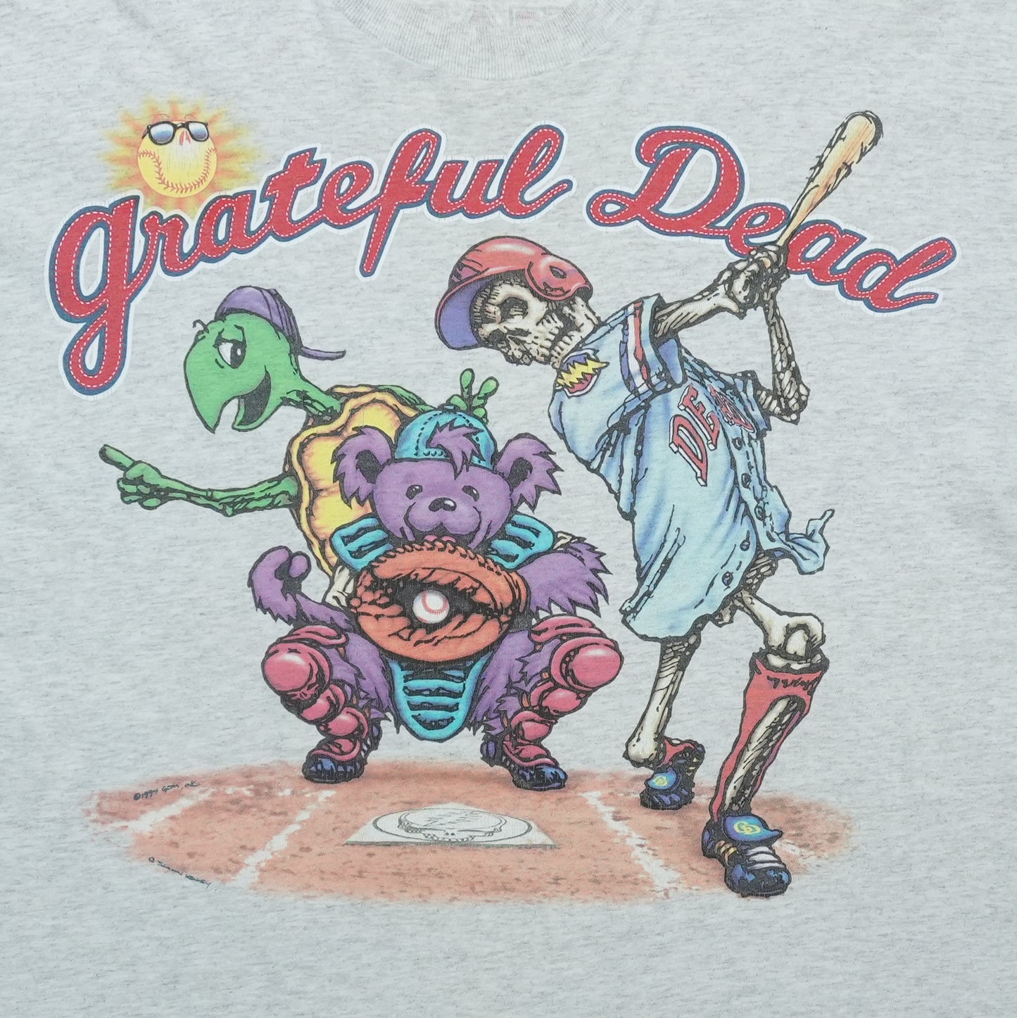 1994 Grateful Dead Steal Your Base Shirt Detail