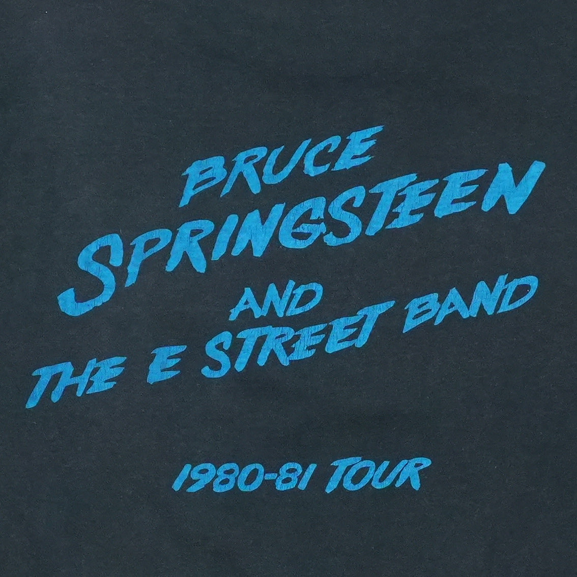 1980 Bruce Springsteen E Street Band The River Tour Shirt Back Detail 2