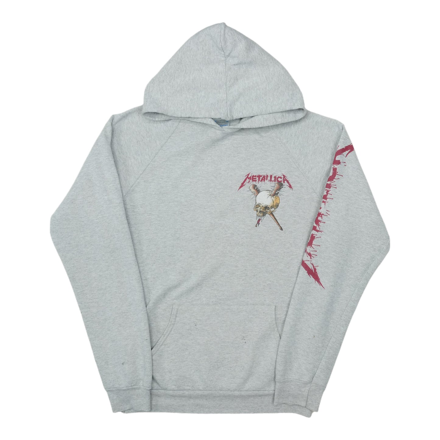 1990s Metallica One Pushead Skull Hoodie Front
