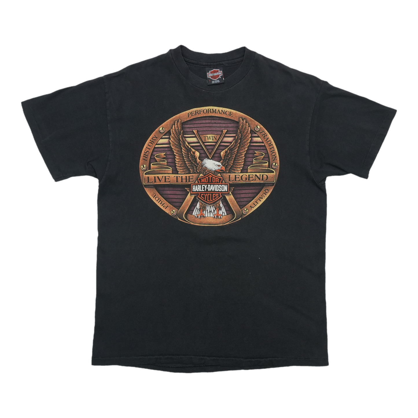 1992 Harley Davidson Live the Legend ShirtFront