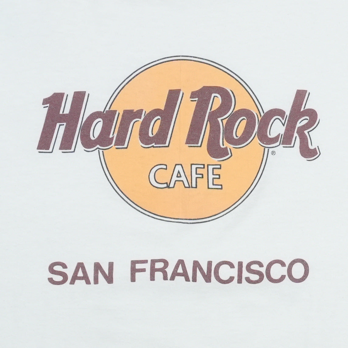 1980s Hard Rock Cafe San Francisco Shirt Detail 2