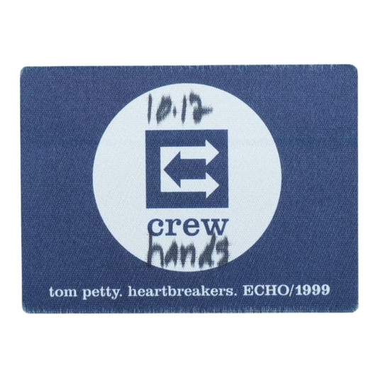 1999 Tom Petty & The Heartbreakers Echo Tour Backstage Pass - front