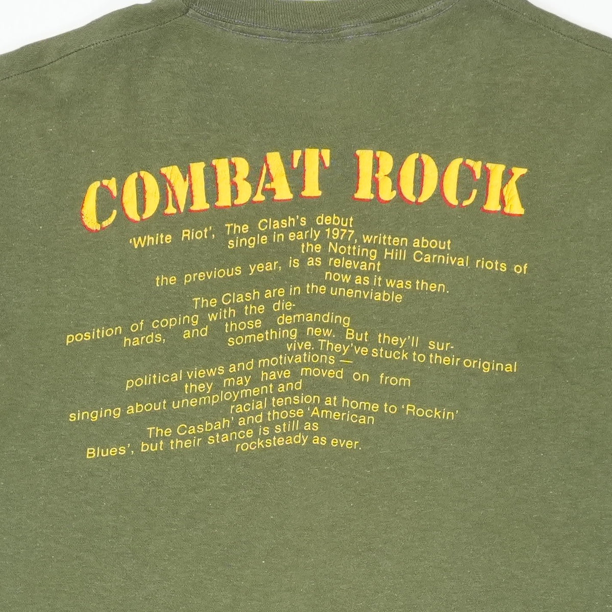 The Clash Combat Rock Shirt