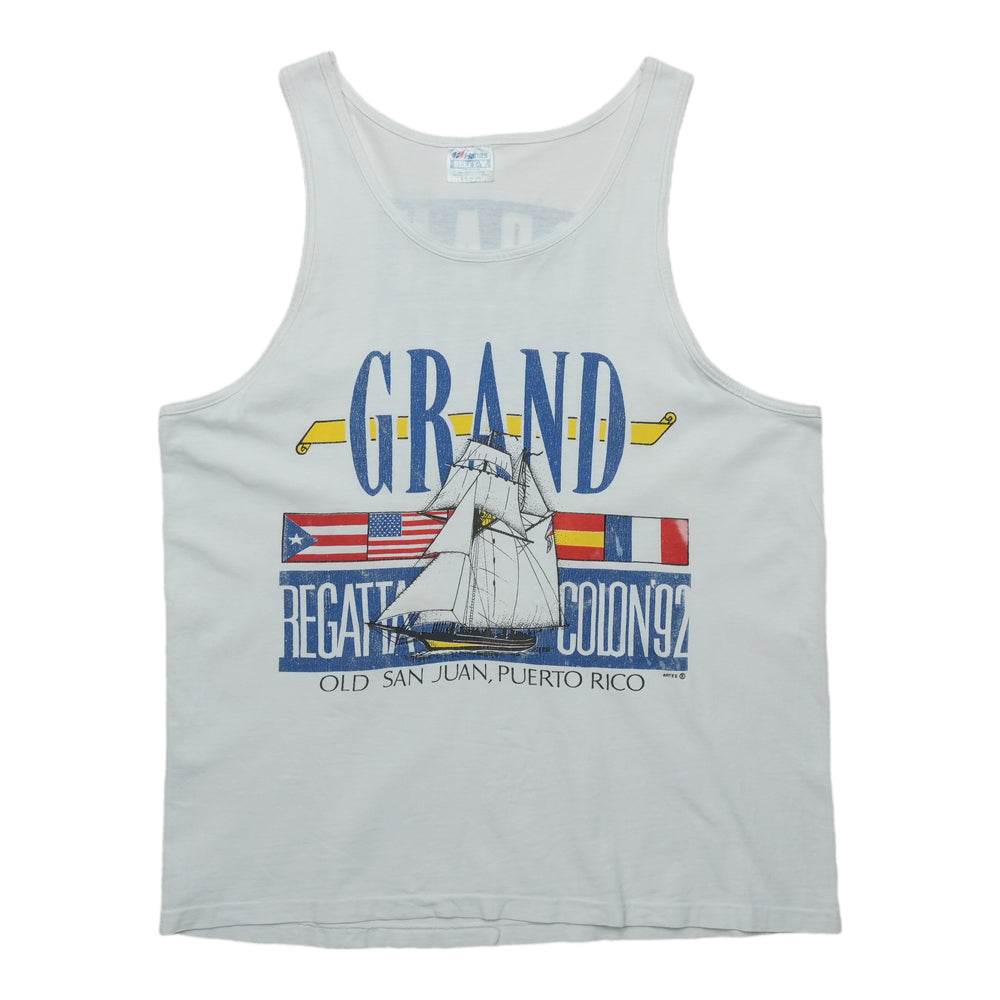 1992 Gran Regata Puerto Rico Tank Top Shirt Front