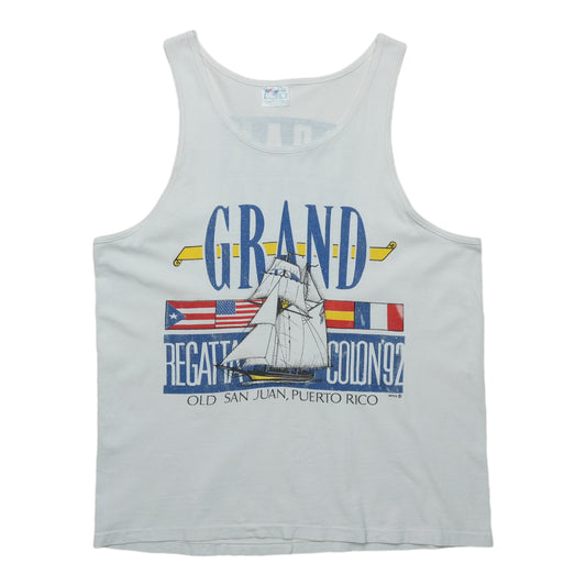 1992 Gran Regata Puerto Rico Tank Top Shirt Front
