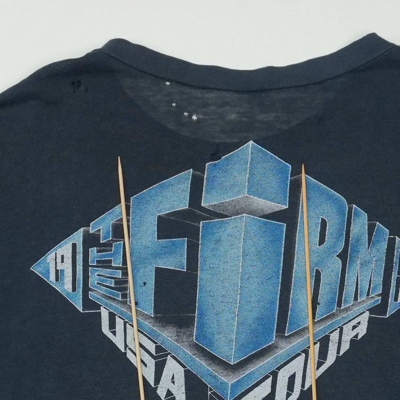 1985 The Firm USA Tour Shirt Detail 11