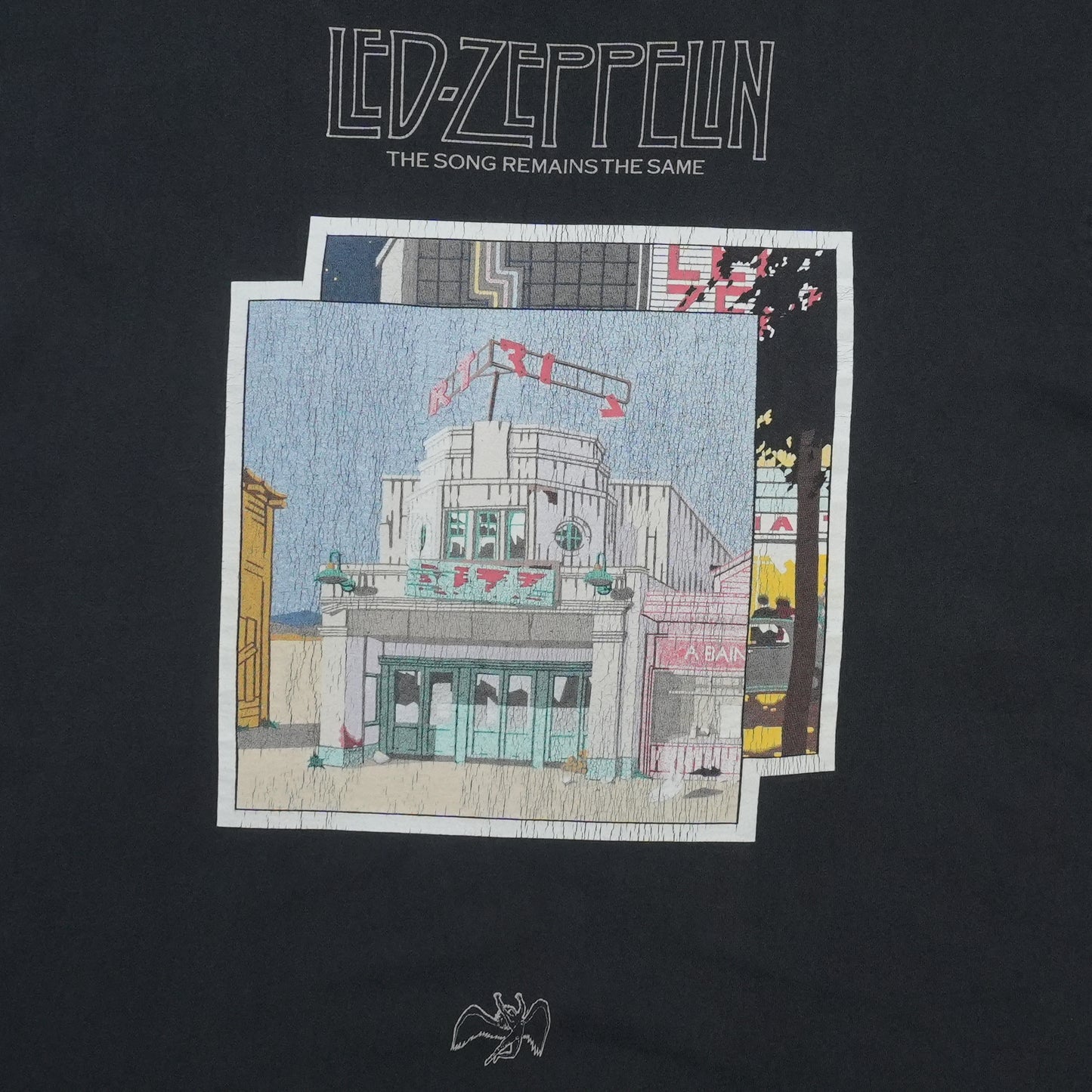 1998 Led Zeppelin The Song Remains The Same Shirt Front Detail 1