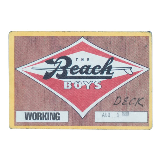 1996 The Beach Boys Backstage Pass - front