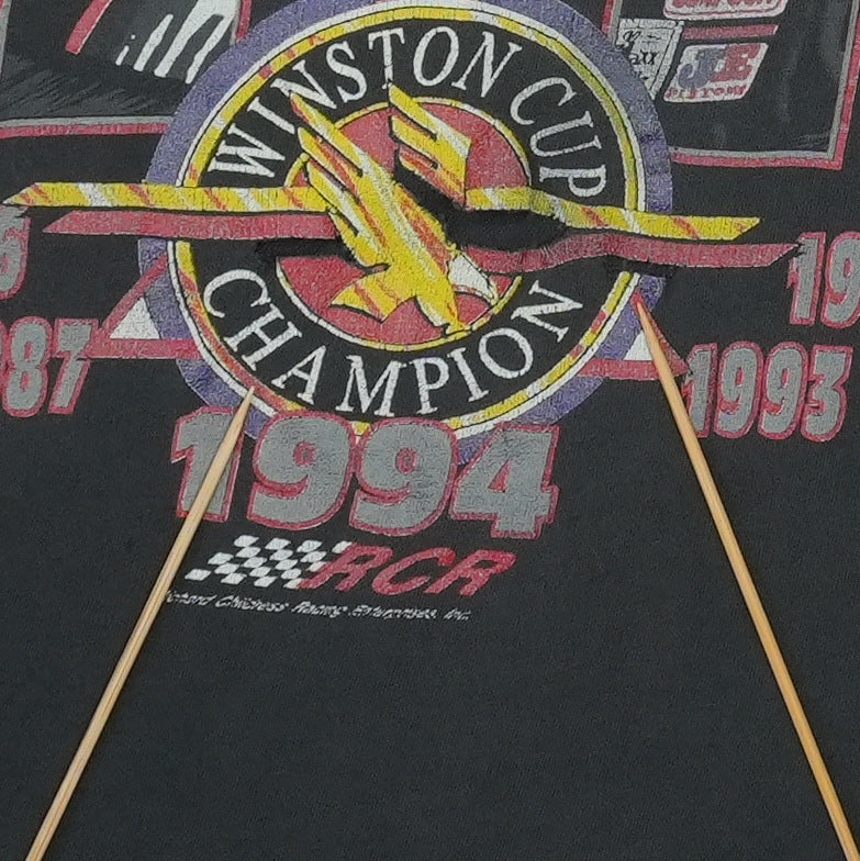 1994 Dale Earnhardt Seven Time Winston Cup Champion Shirt Detail 2