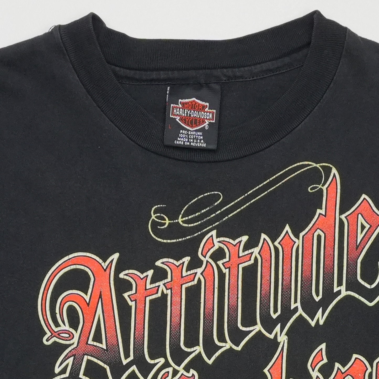 1990s Harley Davidson Attitude is Everything Shirt