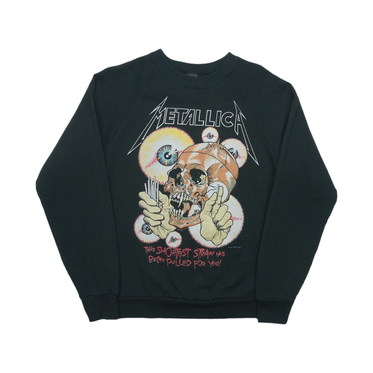 1988 Metallica The Shortest Straw Crewneck Front
