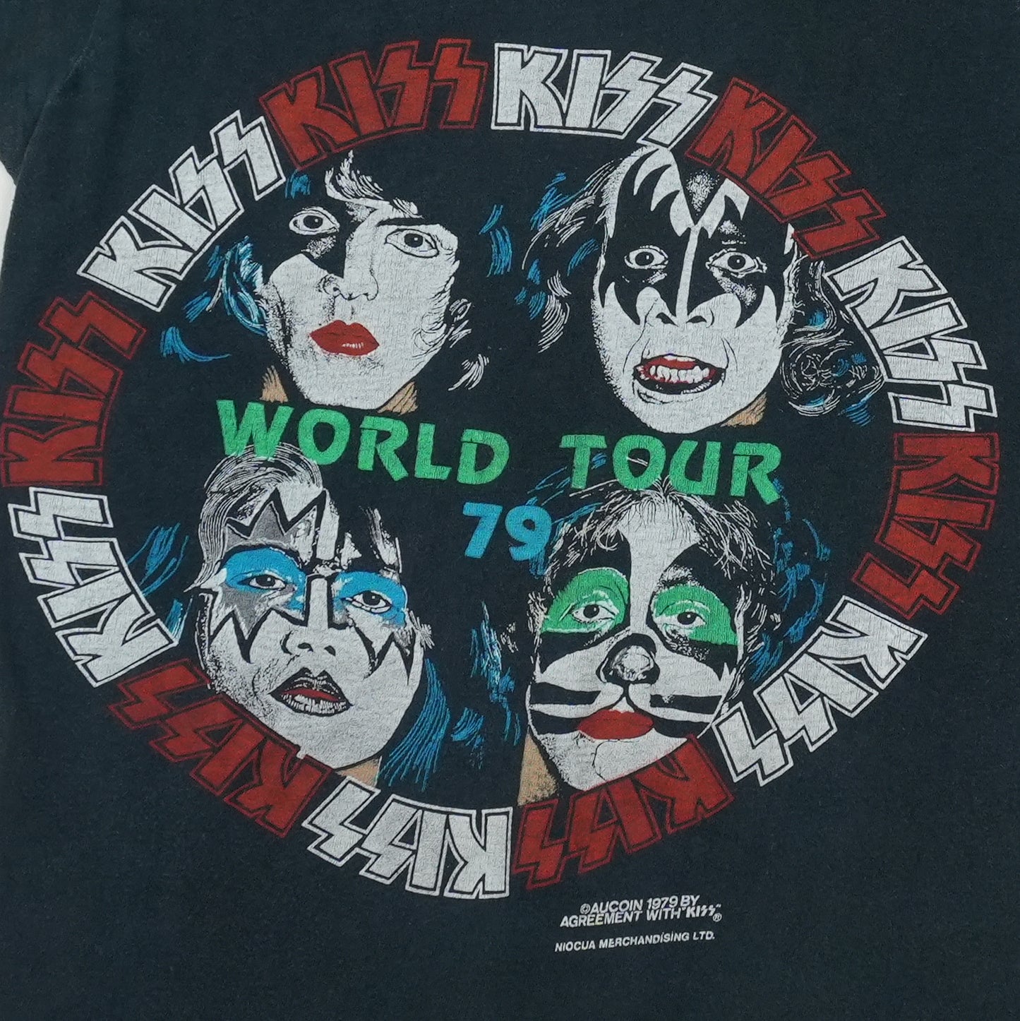 1979 KISS Dynasty World Tour Shirt Detail 2