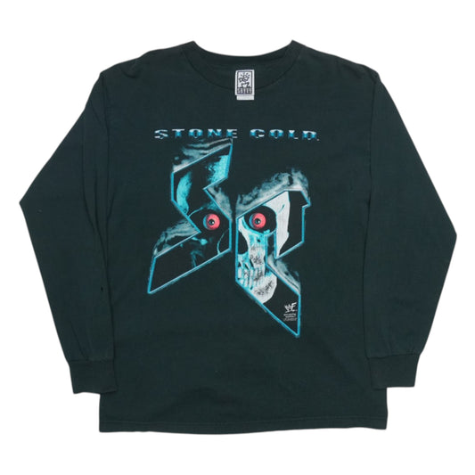 1990s Stone Cold Steve Austin Terminator Long Sleeve Shirt Front