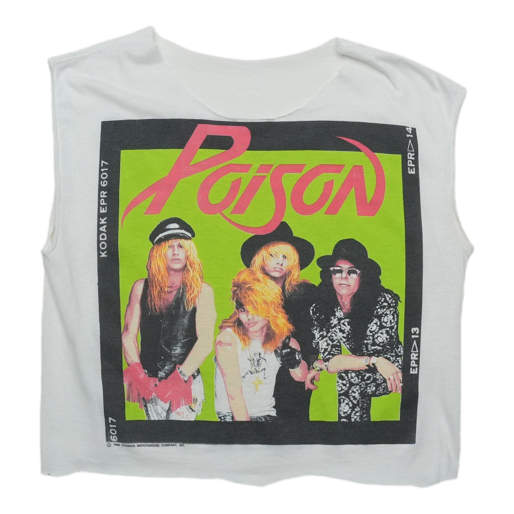 1980s Poison Band Photo Shirt Front