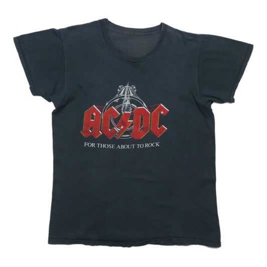 1982 AC/DC For Those About To Rock Tour Shirt Front