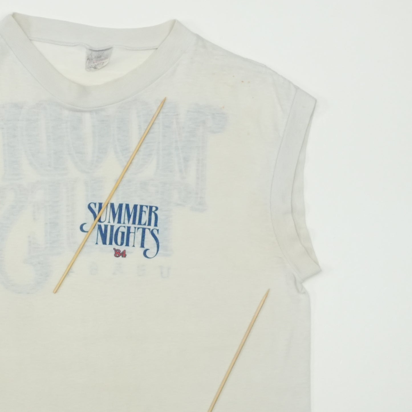 1984 Moody Blues Summer Nights Tank Top Detail 4