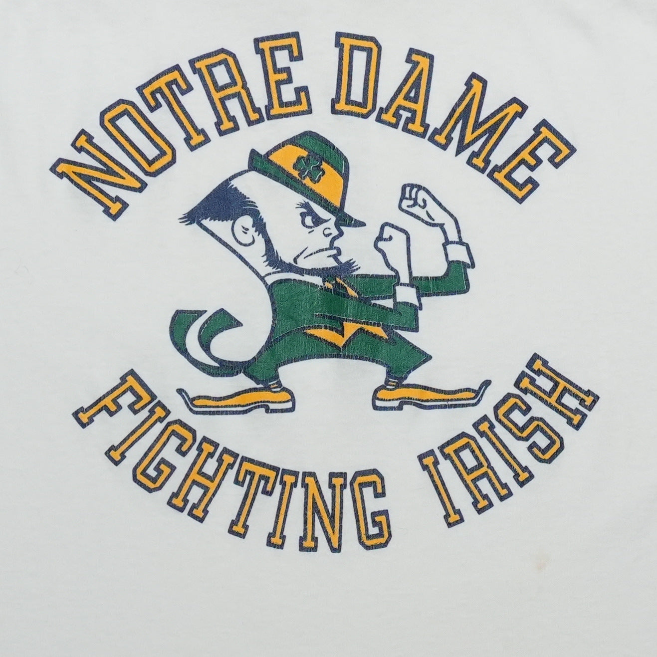 1980s Notre Dame Fighting Irish Bike Jersey Front Graphic