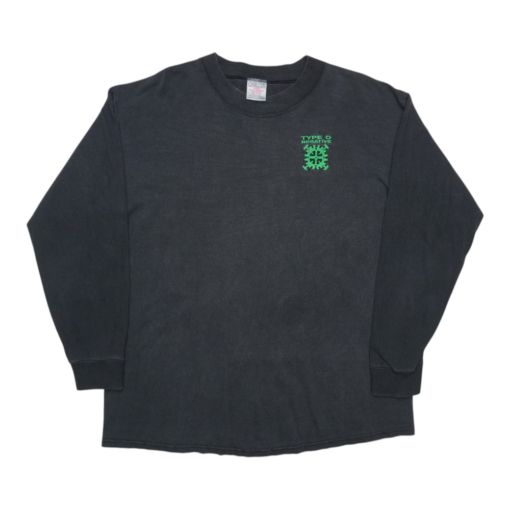 2000s Type O Negative Black No. 1 Long Sleeve Shirt Front