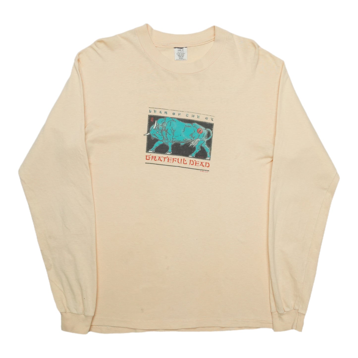 1985 Grateful Dead Henry J. Kaiser Long Sleeve Shirt Front