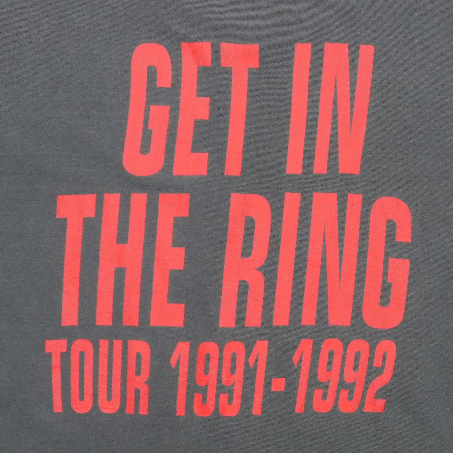 1991 Guns N Roses Civil War Get In The Ring Tour Shirt Back Detail 1