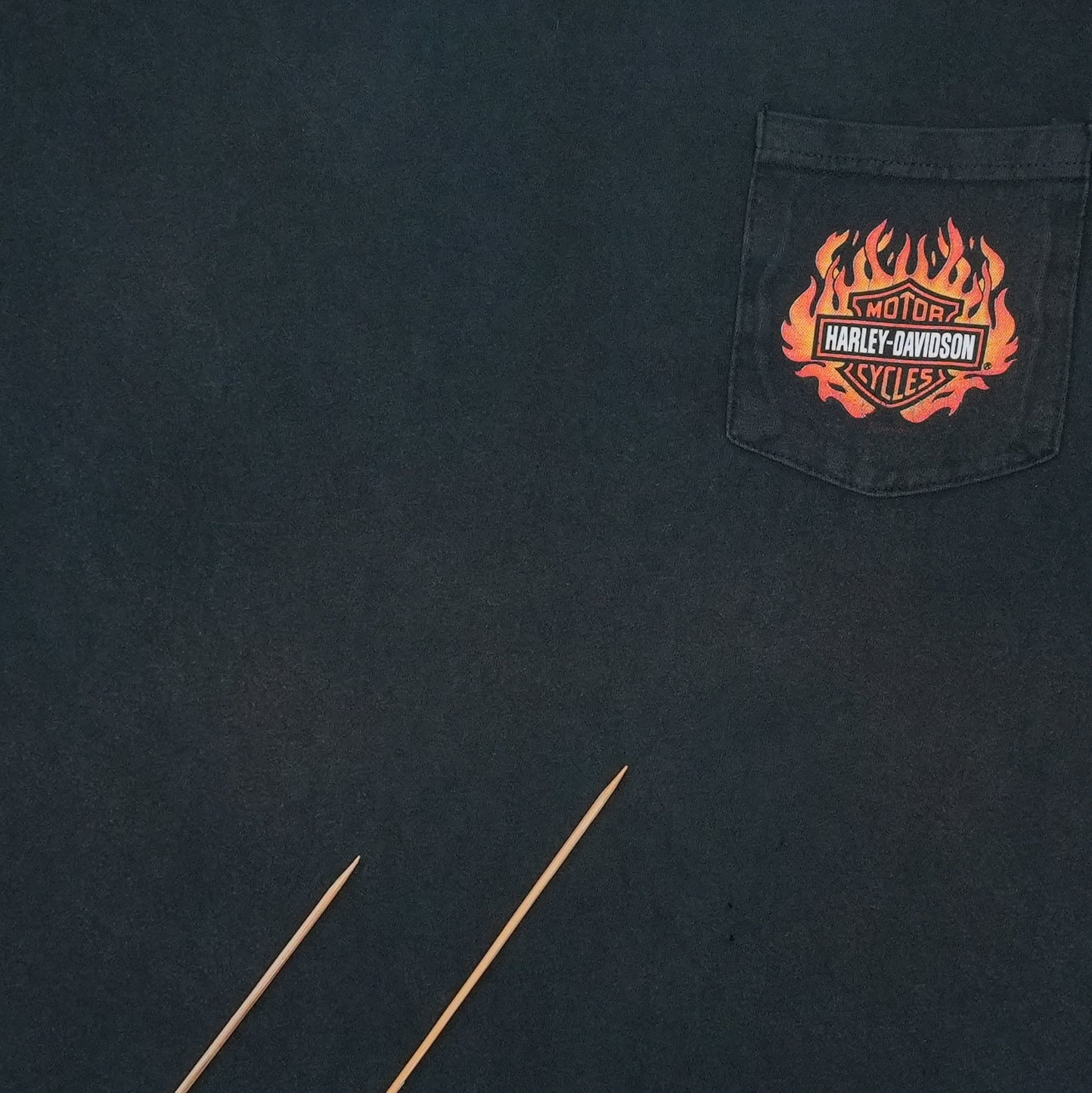 2002 Harley Davidson Maui Pocket Shirt Detail 3