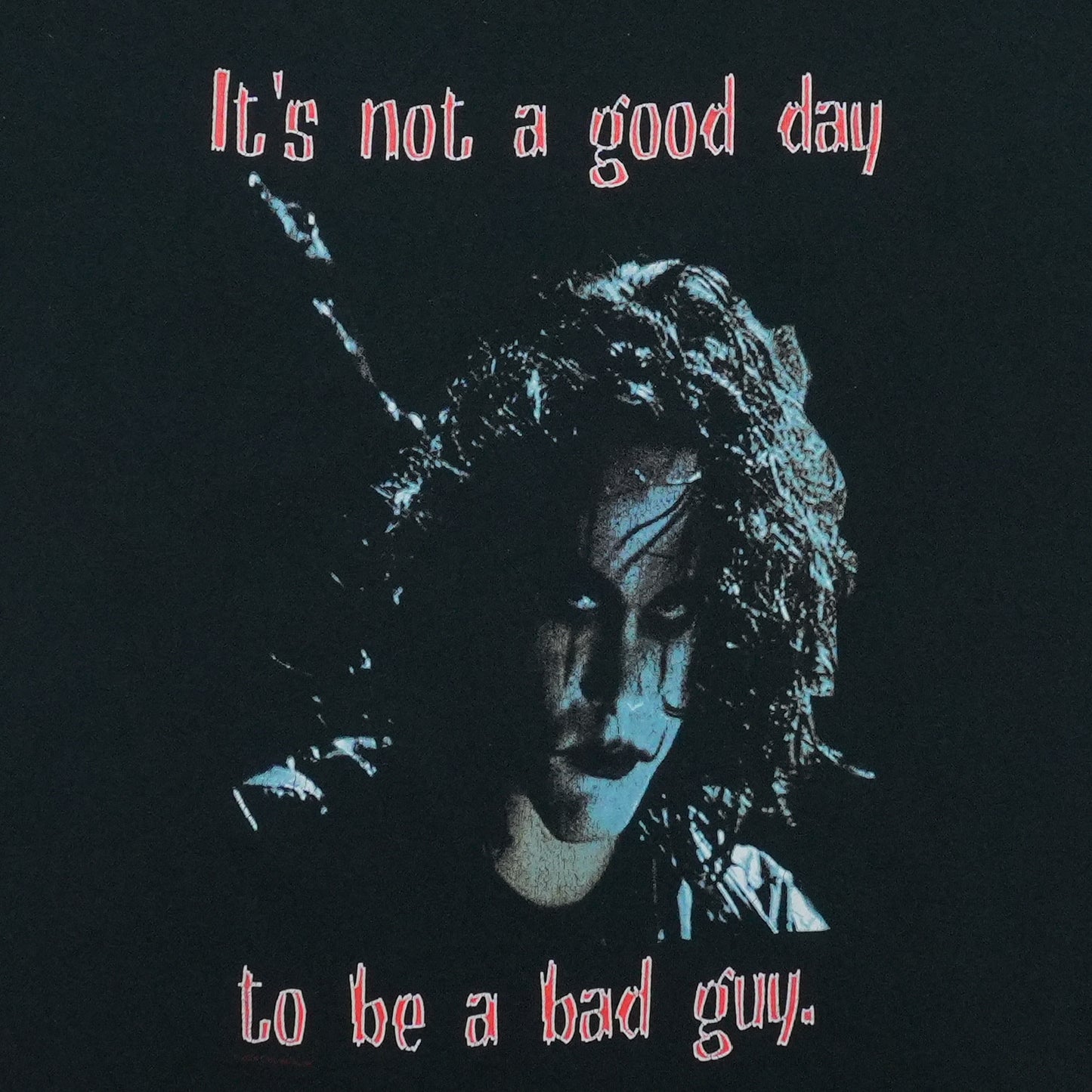 1994 The Crow Movie Shirt Front Graphic