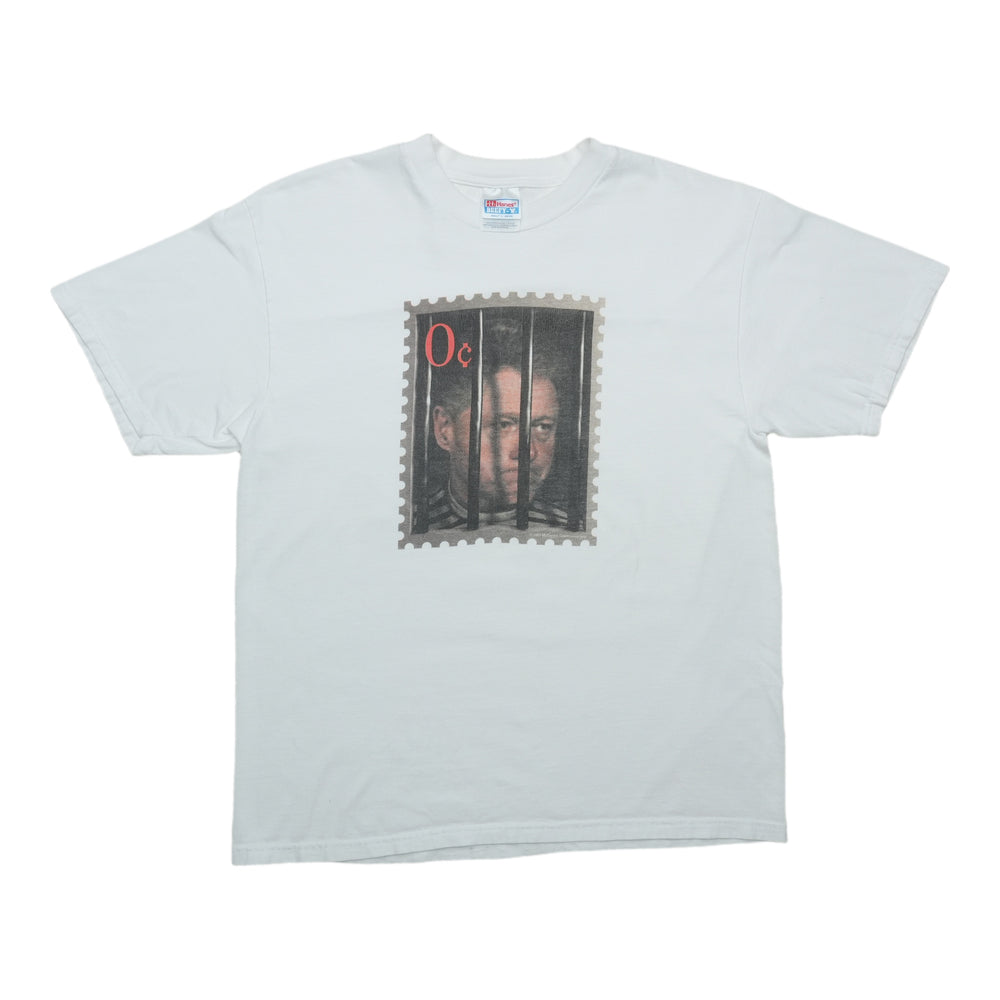 1998 Bill Clinton Stamp Shirt Front