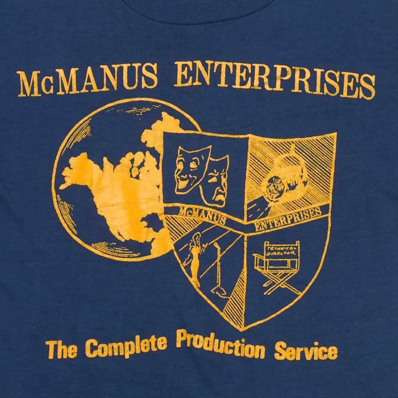 1980s McManus Enterprises The Complete Production Service Shirt Detail 2