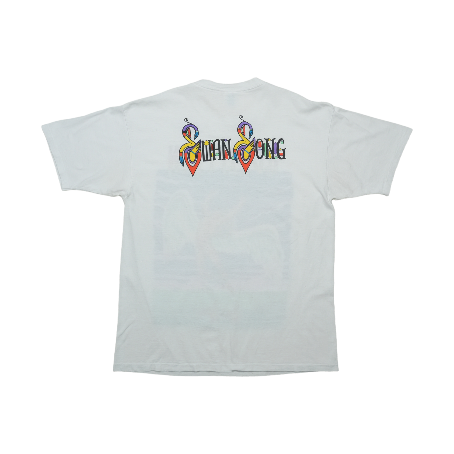 1990 Led Zeppelin Swan Song Angel Shirt Back