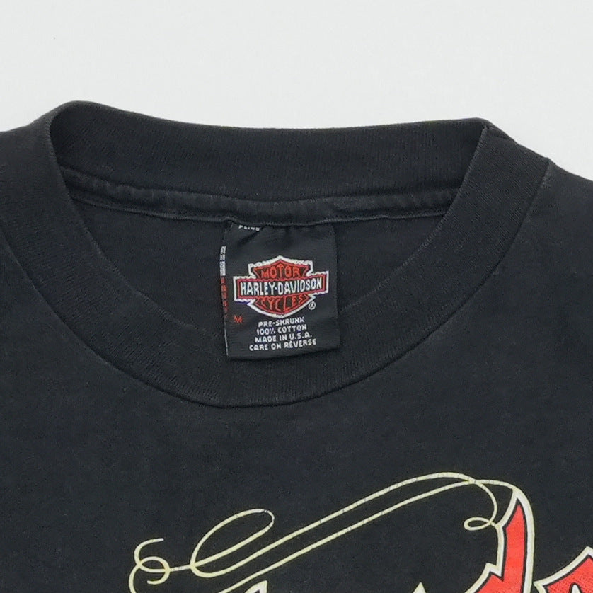 1989 Harley Davidson Butte Montana Attitude Is Everything Shirt Tag